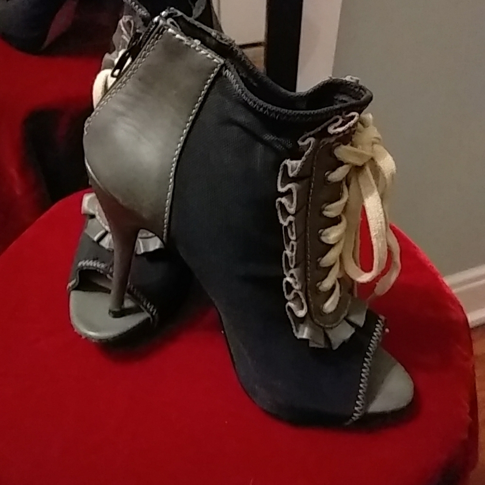 Betsey Johnson Zzoey Peep Toe Bootie - Picture 1 of 7